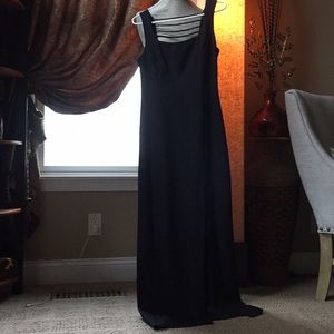 Black maxi dress